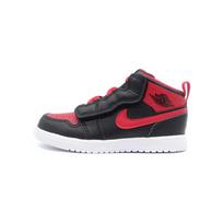 Jordan Air  1 Mid Alt  Bred Toe  Slip Resistant Durable Mid Top Baby Shoes Baby shoes Black AR6352-060 22
