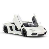 WELLY 1/24 Lamborghini LP700-4 Aventador lydinio automobilio modelis Diecasts & Žaislinės transporto priemonės Automobilio modelis Miniatiūrinis mastelio modelis vaikams balta
