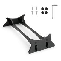 Speakers Holder, Gloss Acrylic Desktop Accessory with AntiSlip Feet for Boombox 3 Speakers 1
