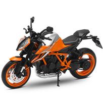 Lietas 1/12 mastelio KTM1290 Super Duke R motociklo modelis Lydinio žaislinė transporto priemonė Motociklo miniatiūra Berniuko gimtadienio dovana oranžinė