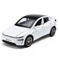NAUJAS 1/32 Tesla MODEL Y MODELY Lydinio Automobilio Modelis Su Garsu ir Šviesa Atitraukiamas Vaikų Žaislas Kolekcionuojamas Daiktas Gimtadienio Dovana