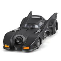 1/32 Batmobilio Bat 1989 Lydinio Automobilio Modelis Garsas ir Šviesa Atitraukiamas Vaikų Žaislas Kolekcionuojami Daiktai Gimtadienio Dovana juoda