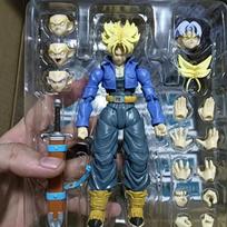 SHF Dragon Ball Z Figūrėlė Super Saiyan Trunks Veiksmo Figūrėlė Judinama PVC Kolekcija Anime Ateities Berniukas Torankusu Figūrėlės Modelis Žaislai