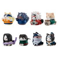 8pcs/set New Naruto Cat Cute Action Figure Model Toys no box