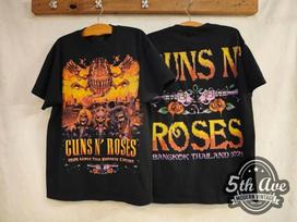 Guns N' Roses 2025 World Tour Bangkok Concert- New Vintage Band T-Shirt HOT NEW Unisex T-Shirt XXL