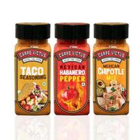 Carpe Victus Mexican Spice Combo (Pack of 3, 100 g Each) | Taco, Habanero & Chipotle Mix | Mexican-Style Seasonings for Tacos, Burritos & Wraps