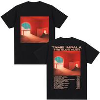 Rock Band Tame Impala The Slow Rush Albumo Marškinėliai Vyrams Moterims Hip Hop Vintage Mados Marškinėliai Laisvi Kasdieniniai Medvilniniai Marškinėliai 3XL