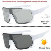 POC Unisex Color-Changing Cycling Glasses for Day & Night Outdoor Sports, Running, Marathon - Windproof Goggles