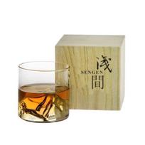 Japan Crystal Glassware Wine Tasting Glasses 3D Fuji Mountain Whiskey Glass Niche Old Fashioned Rock Tumbler Whisky Snifter Cup 200ml