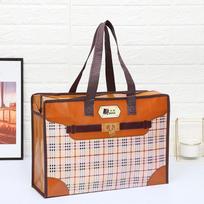 Colorful Film-Covered Non-Woven Tote Bag - Creative Large Gift Packaging & Shopping Bag for Home Textiles Storage 42.5*30*14.5cm