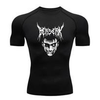 Sportswear for Men Gym Anime Berserker Men Compression T-shirt Sports Tights Fitness Long Sleeve Running Training Sportswear S juoda