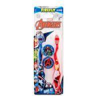 Marvel Avengers dantų šepetėliai 2 vnt. su dangteliais