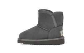 UGG Idris Comfortable, Fleece Lined Snow Boots Kids' Cotton Boots Children Aged 3 7 Years Old Charcoal Gray 1118888T-CHRC 22