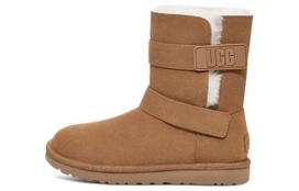 UGG Bailey Graphic Logo Strap Boot 'Brown' Women's 1137074-CHE 37