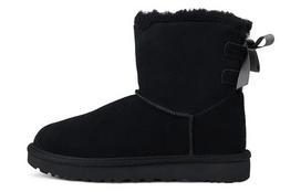 UGG Mini Continuity Bow Fleece Lined Black Women's 1110705-BLK 37