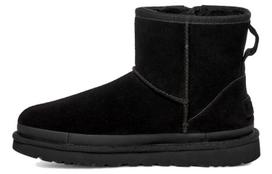 UGG Classic Mini Zipper Tape Logo Boot 'Black' Women's 1144034-BLK 36