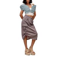 UGG SS25 Casual Long Skirt Women's Sweet Plum Color 1167379-SGRP M