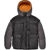 UGG Puffer Jackets Unisex Multicolor Hooded Moderate Reversible 1158696-BKCRM S/M