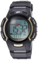 digital with urethane [Arias] Radio-controlled solar-powered watch, waterproof, multi-function, backlight, strap, AD06519RCSOL4, men's, black.