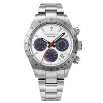 Initial D Collaboration Ryosuke MAZDA Solar 10 ATM Water Mineral Silver [AngelClover] Watch, Takahashi, RX7-FC3S Model, Powered, Resistant, Glass,