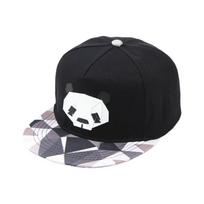 Funny Black Grey Outdoor Baseball Cap Panda Style Visor Peaked Cap Adjustable Sport Trucker Hat For Man Women juoda