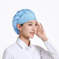 Solid Catering Chef Hat Breathable Adjustable Cooking Hat Dustproof Oil and Soot Resistant Wrapped Hair Hat