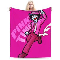 Forsaken Game Art Pixel Character Flannel Blankets Boy Girl  Warm Cozy Throw Blanket Winter Outdoor Bedspread Sofa Bed Cover 75x90cm