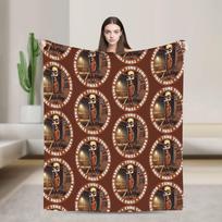 Italian Brainrot Bobrito Bandito Blanket Quality Soft Warm  Throw Blanket Winter Girls Boys Couch Chair Sofa Bed Funny Bedspread 75x90cm