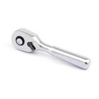 1/4 Inch Drive Stubby Ratchet Mini Quick Release Square Head Spanner Two-way Ratchet Socket Wrench 72-Tooth indigo
