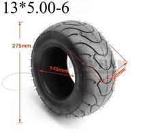 13x5.00-6 Wheel Tire Tubeless 13x5-6 Vacuum Street Tyre for 6 Inch Rim Mini Pocket Bike Go Kart ATV UTV Quad Moped Buggy Scooter juoda