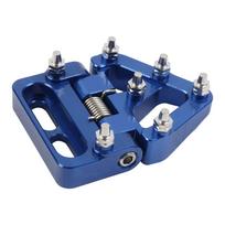For Husqvarna 701 ENDURO 701 SUPERMOTO SM TC FC TE FE 125 250 350 450 501 Accessories Folding Rear Brake Pedal Step Tip Plate mėlyna