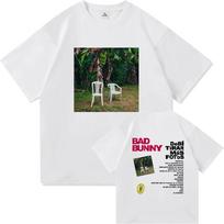 Dtmf Fragunisext Shot T-shirt Bad Rabbit 2025 New Album unisex's and unisex's Clothing Harajuku High Quality Cotton Top T-shirt S įvairiaspalvis