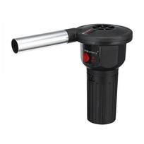Portable Bellows Fire Handheld Air Blower Electricity Outdoor Camp Tools raudona