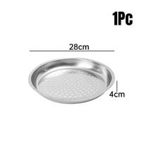 28/30/32/34cm Durable Dumplings Fish Steaming Tray Stainless Steel Thickened Steaming Rack Cooking Gadgets Kitchen Wok