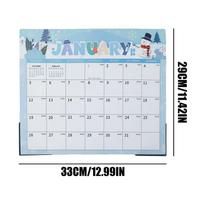 18 Monthly Fridge Calendar Schedule Planner 2026-2027 Fridge Calendar Magnet for Easy Organizing Home Living Room Study Room
