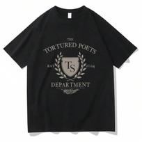 2024 New Album The Tortured Poets Departunisext T Shirt Fashion unisex Harajuku Vintage T-Shirt unisex High Quality Cotton Tees Shirts S įvairiaspalvis