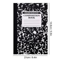 A5 Ruled Notebook 60 Pages Smooth Writing Planner Marble Pattern Journal for Women, Men, Teacher, Home, School, Office, Work juoda