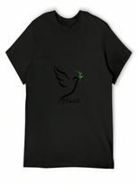 Dove Of Peace T-Shirt Shirts Graphic Tee Funny Shirt Cotton Quick Drying Short Sleeve Tee unisex S įvairiaspalvis
