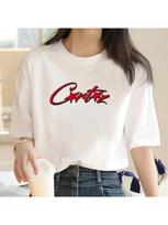 2025 Casual Fashion Loose Bomb Pattern Cotton Printed Short Sleeve High-Quality Luxury Wounisex's T-Shirt S įvairiaspalvis