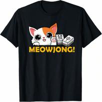 Mahjong Meowjong T-Shirt S įvairiaspalvis