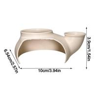Pot-shaped Aquarium Submerged Tunnel Curve Under Gravel Tunnel Tunnel/cave Small Fish Lounge Fish Tank Decoration
