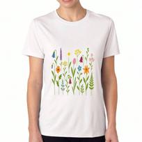 Wild For Books Ladies Cotton T Shirt, Premium Cotton Print, Durable, Casual And Fashionable. Express Your Love For Reading With This Unique Graphic Te S įvairiaspalvis
