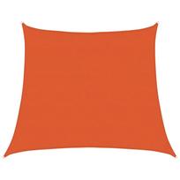 vidaXL Saulės skėtis, burė, 160 g/m², trapecijos formos, oranžinė, 4/5x4 m, HDPE