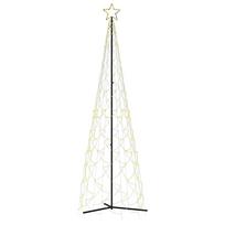 vidaXL Kalėdinė eglutė, šiltai balta, 500 LED, 100x300 cm
