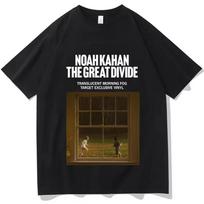 2026 Noah Kahan The Great Divide Tshirt Vintage Casual Streetwear Fashion Unisex Pure Cotton Tees Graphic Short Sleeve Fan Gifts M