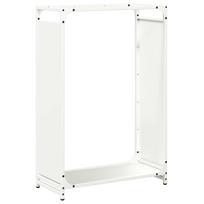 vidaXL Malkų lentyna, baltos spalvos, 60x28x90 cm, šaltai valcuotas plienas