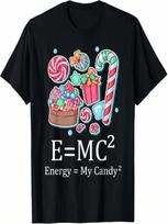 Funny Candy Lover Math Teacher Lollipops Candy Graphic T-Shirt S įvairiaspalvis