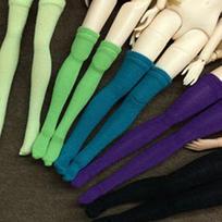 5pairs/lot Pure Color Doll Stockings for Blythe Dolls Elastic Thigh High Stocking Long Sock For Barbie 1/6 Doll Accessories įvairiaspalvis
