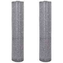 vidaXL Neslystantys dažytojo fliso audiniai, 2 vnt., 25 m, 180 g/m², pilki