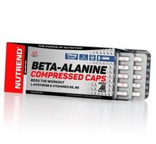Beta alaninas kapsulėse, beta-alaninas suspaustas, Nutrend 90 kaps (27119007) 90caps